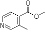 结构式 CAS# 116985-92-3, 3-甲基-4-吡啶羧酸甲酯