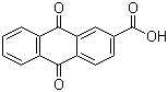 Anthraquinone-2-carboxylic acid molecular structure (CAS 117-78-2)