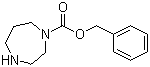 structure of CAS# 117009-97-9, Benzyl 1,4-diazepane-1-carboxylate;Benzyl 1-homopiperazinecarboxylate