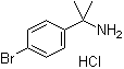 structure of CAS# 1173047-86-3, 2-(4-Bromophenyl)propan-2-amine hydrochloride