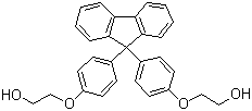 9,9-二[(4-羟乙氧基)苯基]芴分子结构 (CAS 117344-32-8)