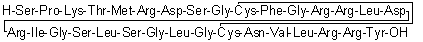 Porcine brain natriuretic peptide(1-32) molecular structure (CAS 117345-87-6)