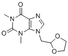 structure of CAS# 1174289-18-9, Doxofylline Impurity 3;9-(1,3-Dioxolan-2-ylmethyl)-1,3-dimethyl-3,9-dihydro-1H-purine-2,6-dione