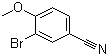 3-Bromo-4-methoxybenzonitrile molecular structure (CAS 117572-79-9)
