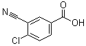 structure of CAS# 117738-76-8, 3-Cyano-4-chlorobenzoic acid;4-Chloro-3-cyanobenzoic acid