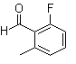 2-氟-6-甲基苯甲醛分子结构 (CAS 117752-04-2)