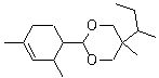 2-(2,4-Dimethyl-3-cyclohexen-1-yl)-5-methyl-5-(1-methylpropyl)-1,3-dioxane molecular structure (CAS 117933-89-8)