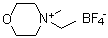 4-Ethyl-4-methylmorpholinium tetrafluoroborate molecular structure (CAS 117947-86-1)