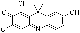 structure of CAS# 118290-05-4, 1,3-Dichloro-7-hydroxy-9,9-dimethyl-2(9H)-acridinone