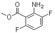 结构式 CAS# 1184204-30-5, 2-氨基-3,6-二氟苯甲酸甲酯