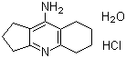 structure of CAS# 118499-70-0, Ipidacrine hydrochloride hydrate;9-Amino-2,3,5,6,7,8-hexahydro-1H-cyclopenta[b]quinoline hydrochloride monohydrate; 2,3,5,6,7,8-Hexahydro-1H-cyclopenta[b]quinolin-9-amine hydrochloride hydrate (1:1:1)