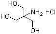 结构式 CAS# 1185-53-1, 2-氨基-2-羟甲基-1,3-丙二醇盐酸盐; 三羟甲基氨基甲烷盐酸盐