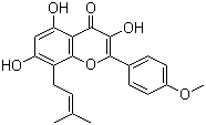 结构式 CAS# 118525-40-9, 去水淫羊藿黄素; 脱水淫羊藿素