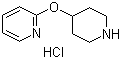 结构式 CAS# 1185308-16-0, 2-(4-哌啶基氧基)吡啶盐酸盐