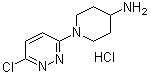 结构式 CAS# 1185310-92-2, 1-(6-氯-3-哒嗪基)-4-哌啶胺盐酸盐