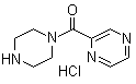 structure of CAS# 1185312-60-0, 1-Piperazinyl-2-pyrazinylmethanone hydrochloride