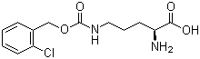 结构式 CAS# 118553-99-4, N'-(2-氯苄氧羰基)-L-鸟氨酸
