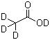 structure of CAS# 1186-52-3, Acetic acid;Acetic acid-d<sub>4</sub>; Perdeuterioacetic acid; Perdeuteroacetic acid; Tetradeuterioacetic acid; Tetradeuteroacetic acid