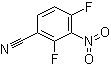 结构式 CAS# 1186194-75-1, 2,4-二氟-3-硝基苯甲腈