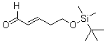 trans-5-tert-Butyldimethylsilyloxy-2-pentenal molecular structure (CAS 118635-66-8)