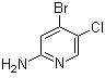 结构式 CAS# 1187449-01-9, 4-溴-5-氯-2-吡啶胺