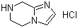structure of CAS# 1187830-84-7, 5,6,7,8-Tetrahydroimidazo[1,2-a]pyrazine hydrochloride (1:1)