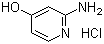 structure of CAS# 1187932-09-7, 2-Aminopyridin-4-ol hydrochloride;2-Amino-4-hydroxypyridine hydrochloride