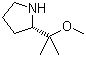 结构式 CAS# 118971-00-9, (2S)-(2-甲氧基丙烷-2-基)吡咯烷