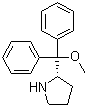结构式 CAS# 118971-03-2, (S)-2-(甲氧基二苯甲基)吡咯烷