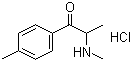 2-(Methylamino)-1-(4-methylphenyl)-1-propanone hydrochloride molecular structure (CAS 1189726-22-4)