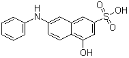 7-Anilino-4-hydroxy-2-naphthalenesulfonic acid molecular structure (CAS 119-40-4)