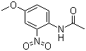 4'-Methoxy-2'-nitroacetanilide molecular structure (CAS 119-81-3)
