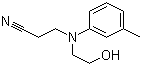 3-[(2-Hydroxyethyl)(3-methylphenyl)amino]propionitrile molecular structure (CAS 119-95-9)