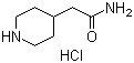 结构式 CAS# 1190194-62-7, 哌啶-4-乙酰胺盐酸盐