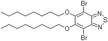 结构式 CAS# 1192352-08-1, 4,7-二溴-5,6-双(辛氧基)-2,1,3-苯并噻二唑