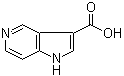 结构式 CAS# 119248-43-0, 1H-吡咯并[3,2-c]吡啶-3-羧酸
