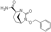 structure of CAS# 1192651-49-2, (1R,2S,5R)-7-Oxo-6-(phenylmethoxy)-1,6-diazabicyclo[3.2.1]octane-2-carboxamide;(2S,5R)-7-oxo-6-phenylmethoxy-1,6-diazabicyclo[3.2.1]octane-2-carboxamide