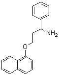 alpha-[2-(1-萘基氧基)乙基]苯甲胺分子结构 (CAS 119357-34-5)