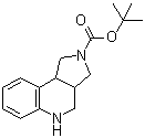 structure of CAS# 1194375-23-9, 1,3,3a,4,5,9b-Hexahydro-2H-pyrrolo[3,4-c]quinoline-2-carboxylic acid 1,1-dimethylethyl ester
