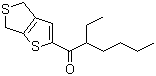 structure of CAS# 1194605-72-5, 1-(4,6-Dihydrothieno[3,4-b]thien-2-yl)-2-ethyl-1-hexanone