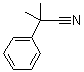 structure of CAS# 1195-98-8, alpha,alpha-Dimethylbenzeneacetonitrile;alpha-Phenyl-alpha-methylpropionitrile; alpha-Phenylisobutyronitrile