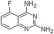 structure of CAS# 119584-70-2, 2,4-Diamino-5-fluoroquinazoline;5-Fluoro-2,4-quinazolinediamine