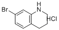 structure of CAS# 1195901-53-1, 7-Bromo-1,2,3,4-tetrahydroquinoline hydrochloride