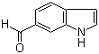 structure of CAS# 1196-70-9, Indole-6-carboxaldehyde;6-Formylindole; 1H-Indole-6-carbaldehyde; Indole-6-aldehyde