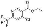 结构式 CAS# 1196146-35-6, 乙基4-氯-6-(三氟甲基)烟酸酯