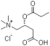 structure of CAS# 119793-66-7, Propionyl-L-carnitine hydrochloride;(R)-2-Propionyl-3-(trimethylaminium)butanoic acid chloride
