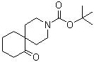 structure of CAS# 1198284-49-9, 7-Oxo-3-azaspiro[5.5]undecane-3-carboxylic acid 1,1-dimethylethyl ester