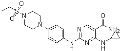 结构式 CAS# 1198300-79-6, Cerdulatinib