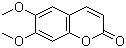 6,7-Dimethoxycoumarin molecular structure (CAS 120-08-1)