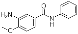 structure of CAS# 120-35-4, 3-Amino-4-methoxybenzanilide